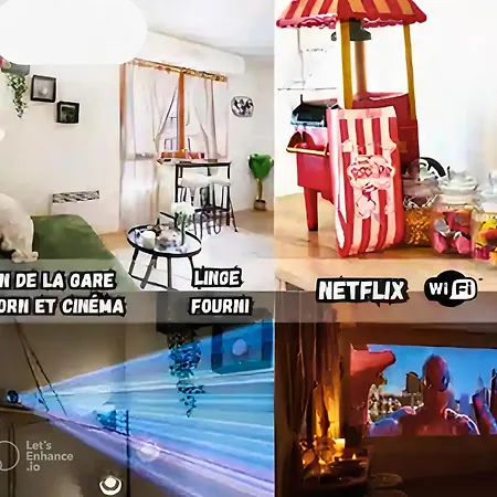 Le Petit Cine - Gare - Smartloc Immo Appartement *